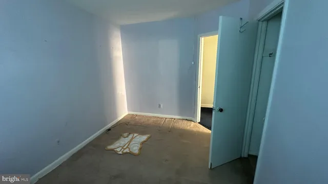 a view of an empty room