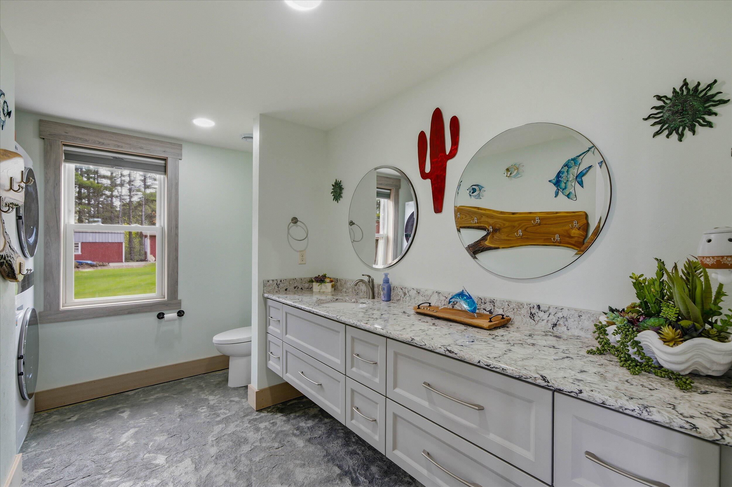 890 County Highway Kewaskum, WI 53040 - Photo 12 of 40 Laundry area, washer & dryer included
