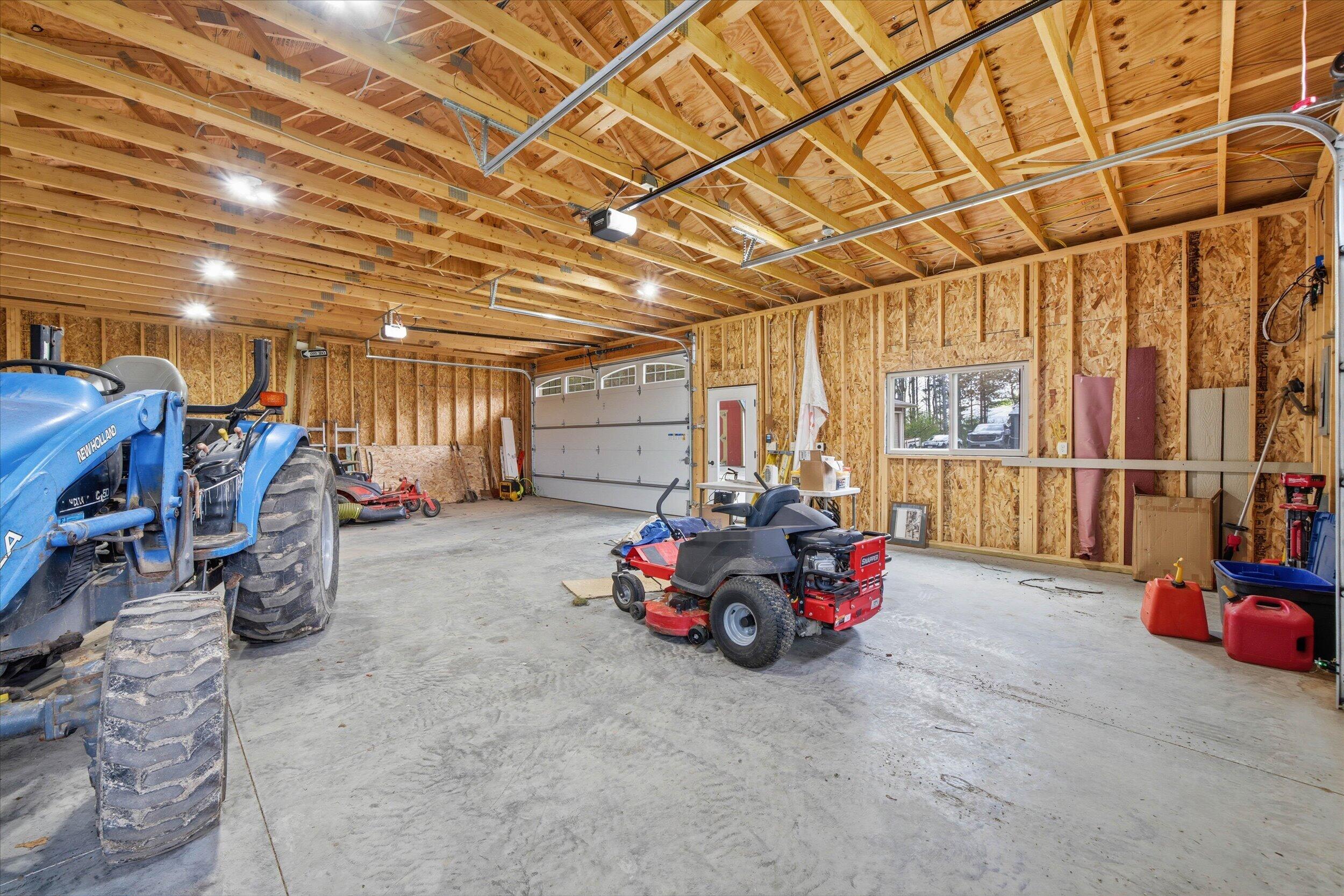 890 County Highway Kewaskum, WI 53040 - Photo 35 of 40 inside detached garage