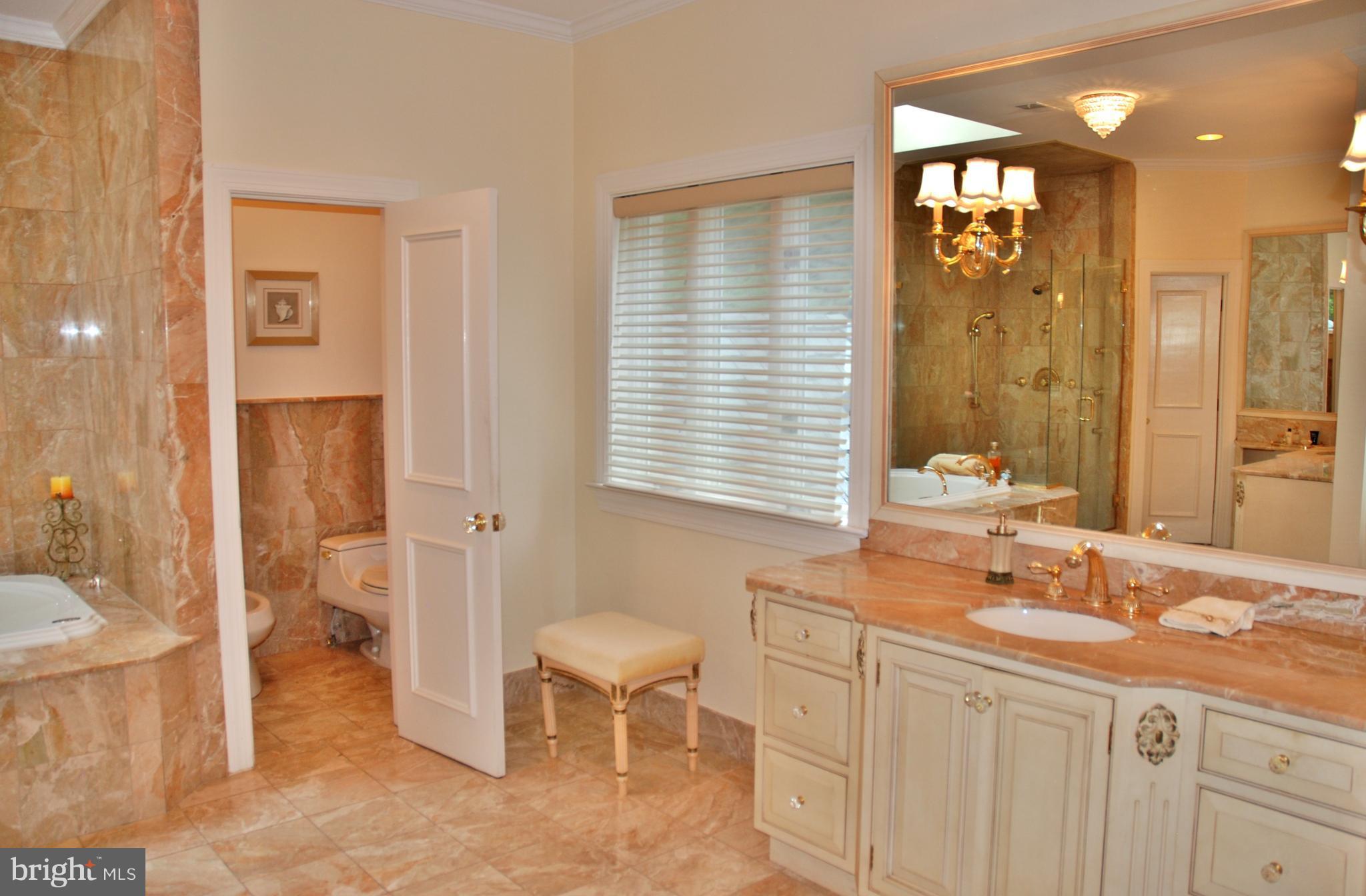 11548 Springridge Road Potomac, MD 20854 - Photo 19 of 30 a bathroom with a sink double vanity and a mirror