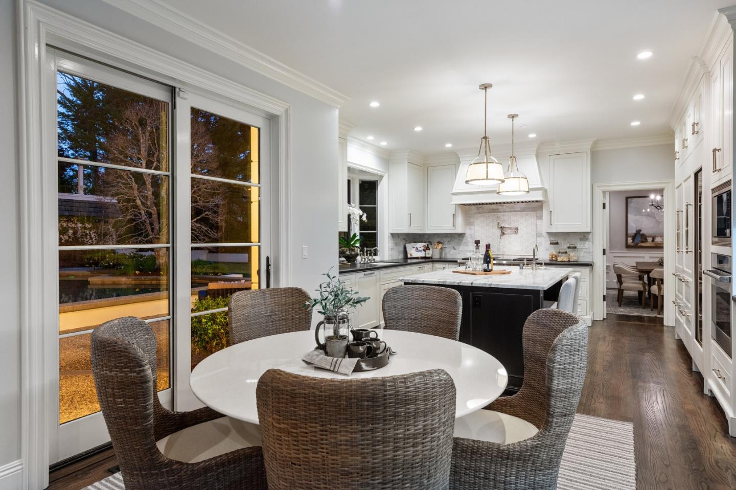 138 Stonepine Road Hillsborough, CA 94010 - Photo 103 of 119 a living room with furniture kitchen and a large window