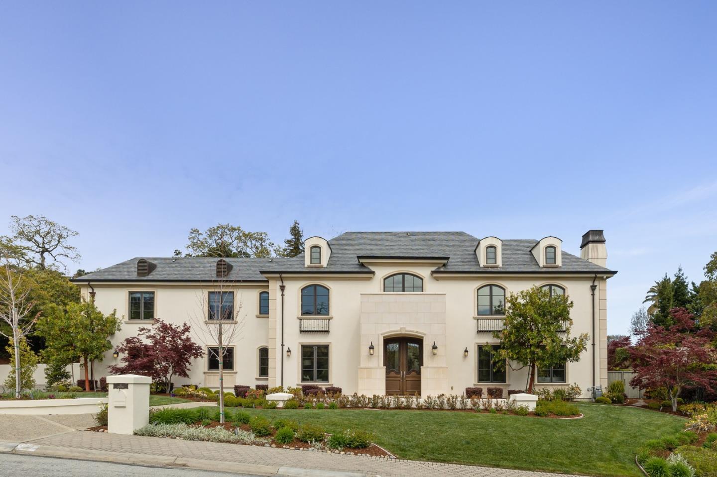 138 Stonepine Road Hillsborough, CA 94010 - Photo 2 of 119 front view of house with a yard