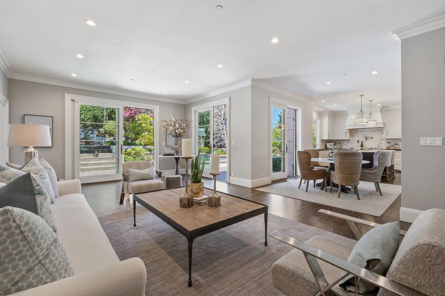 138 Stonepine Road Hillsborough, CA 94010 - Photo 24 of 119 a living room with furniture and a large window