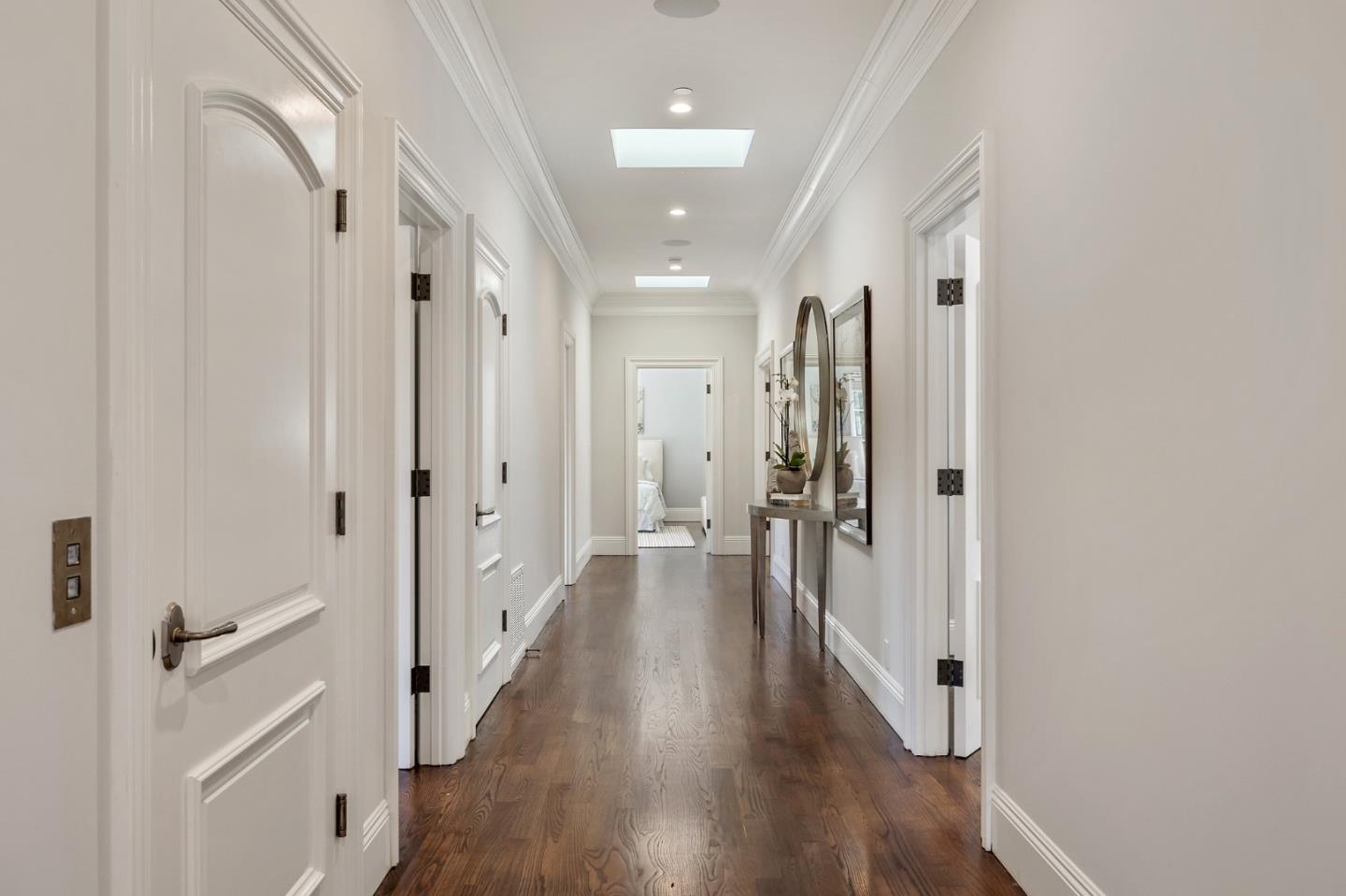 138 Stonepine Road Hillsborough, CA 94010 - Photo 41 of 119 a view of a hallway with wooden floor