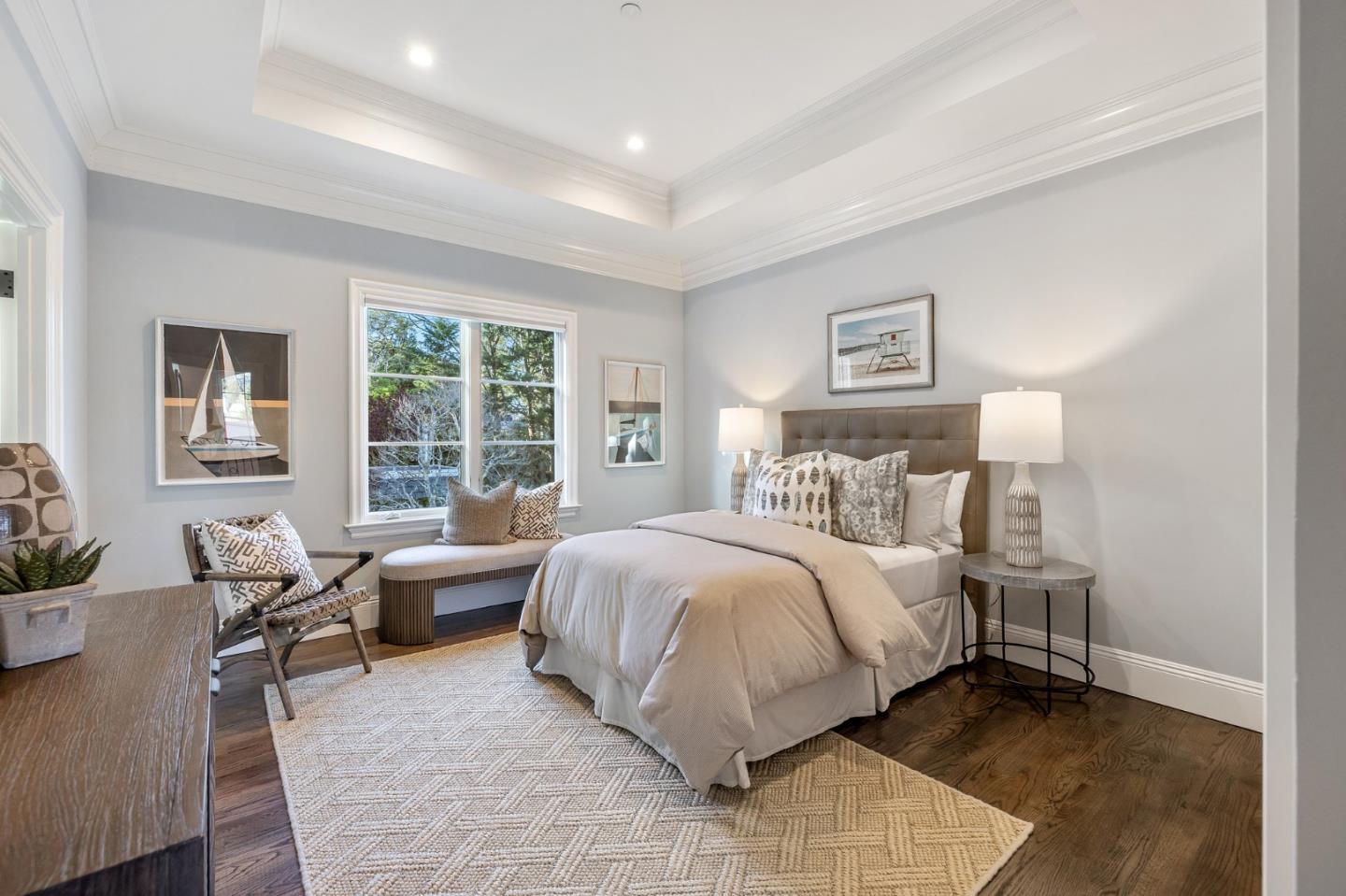 138 Stonepine Road Hillsborough, CA 94010 - Photo 69 of 119 a bed room with a bed and a couch