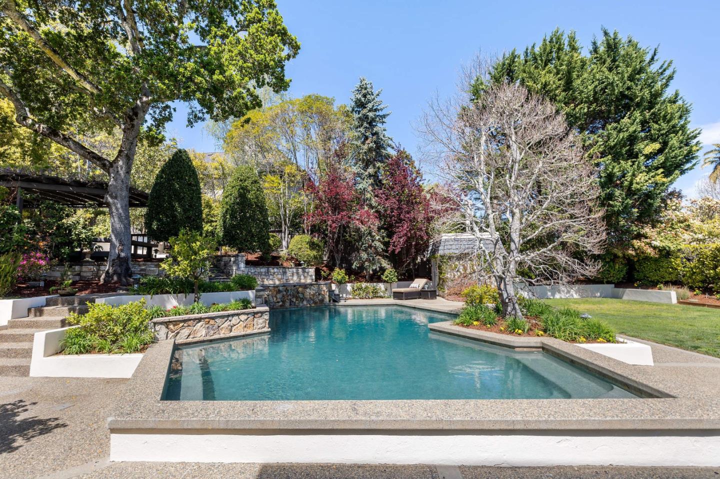 138 Stonepine Road Hillsborough, CA 94010 - Photo 82 of 119 a view of a yard with large tree