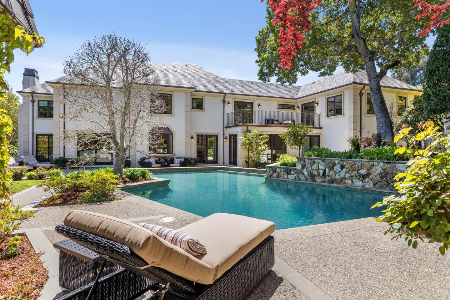 138 Stonepine Road Hillsborough, CA 94010 - Photo 83 of 119 a view of a house with backyard and sitting area