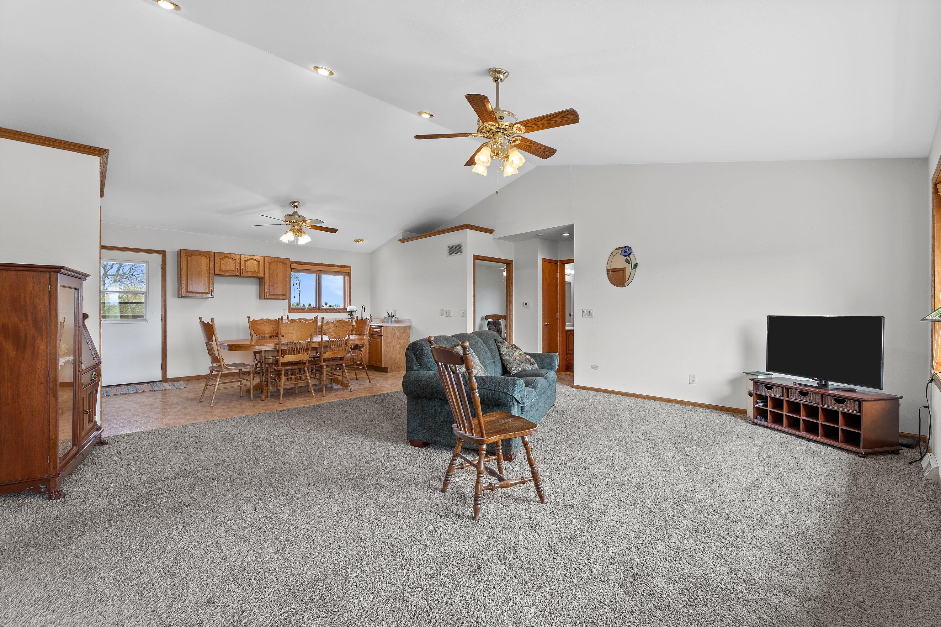 7293 Aurora Road West Bend, WI 53090 - Photo 27 of 95 large living room/dining room