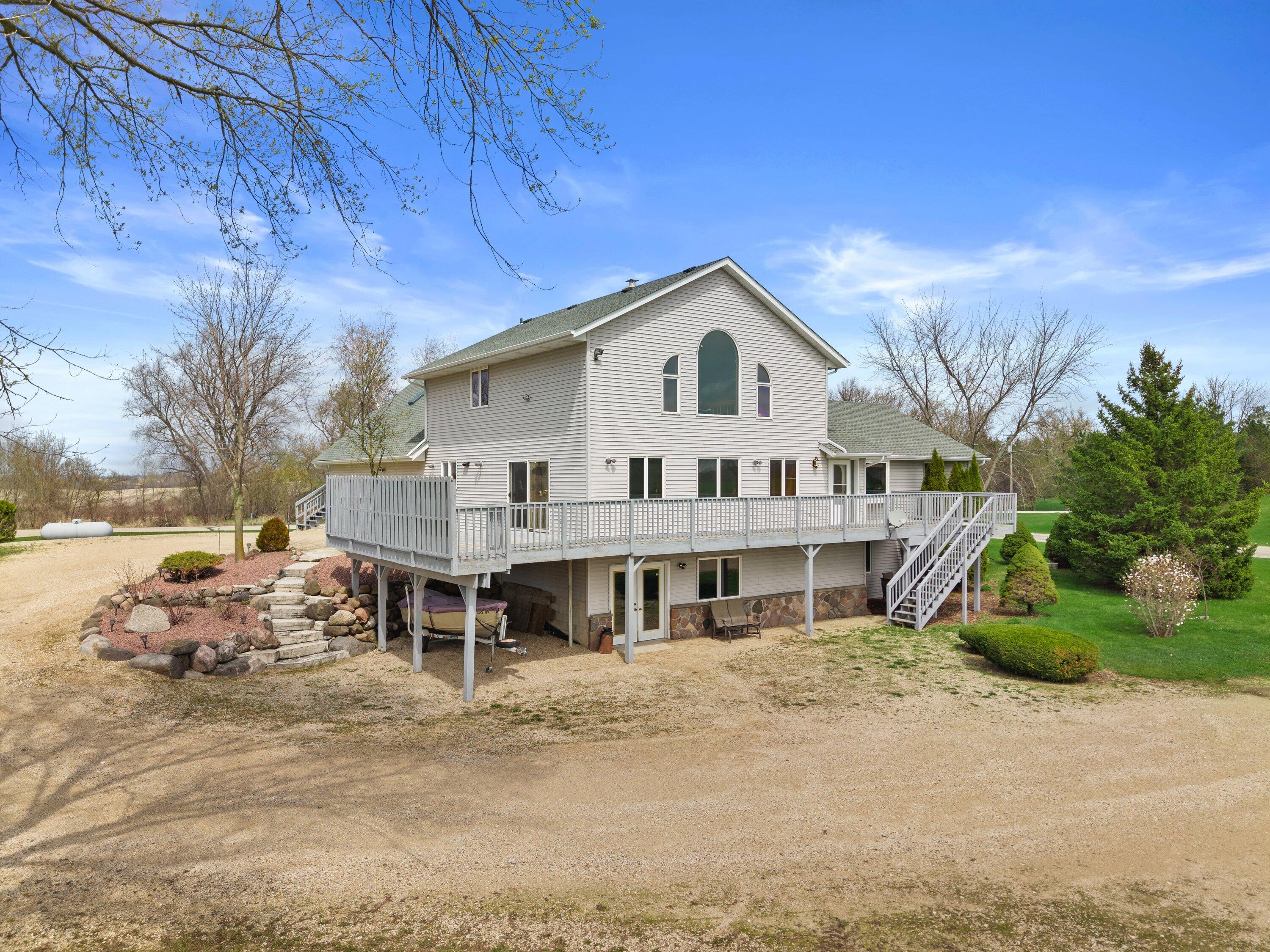 7293 Aurora Road West Bend, WI 53090 - Photo 3 of 95 wrap around private decks