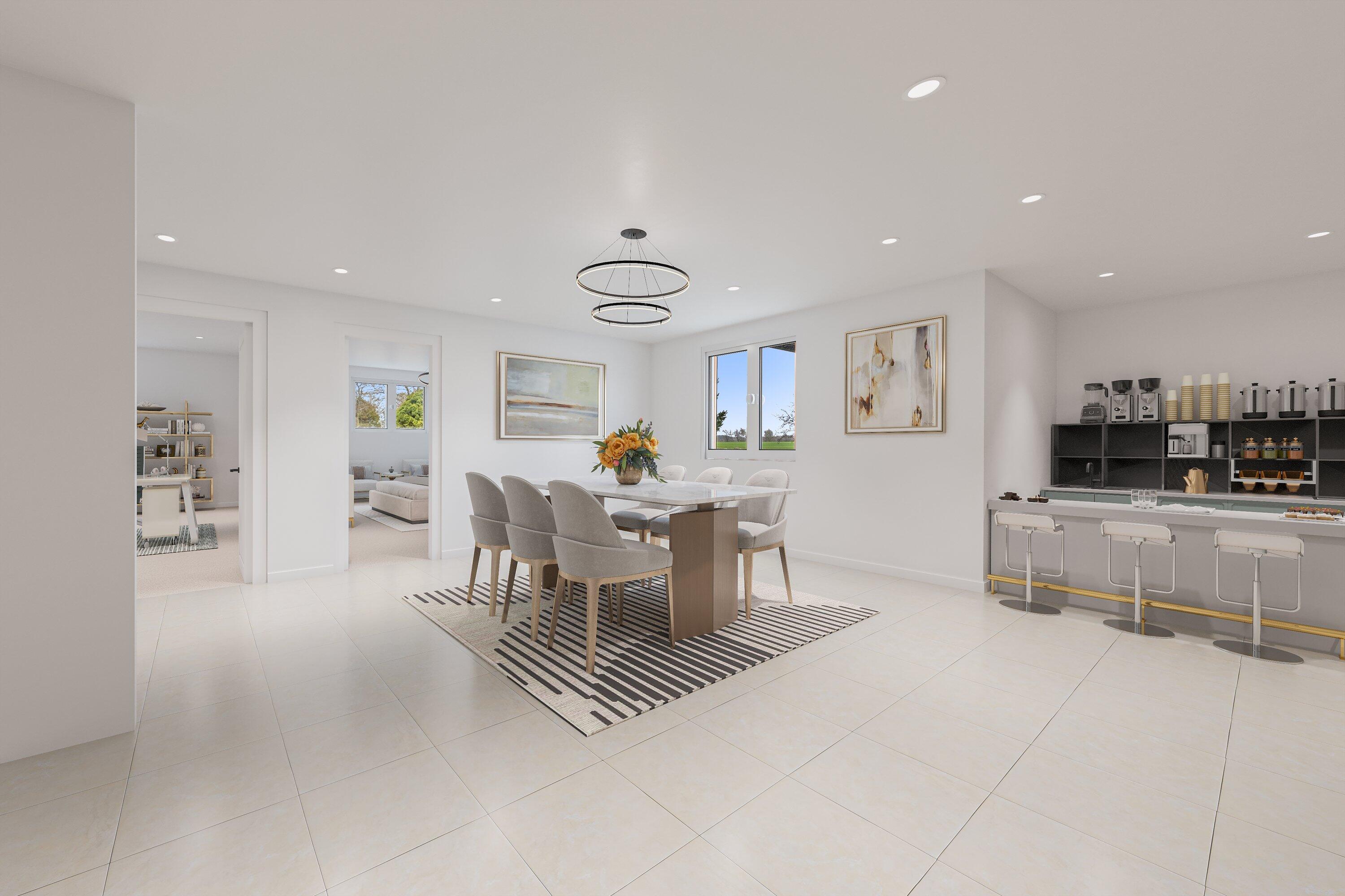 7293 Aurora Road West Bend, WI 53090 - Photo 70 of 95 lower level dining virtual