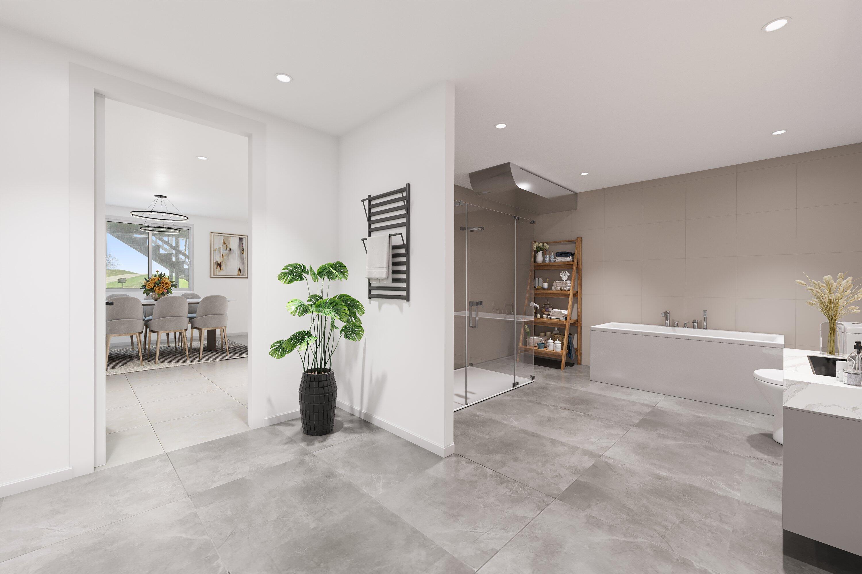 7293 Aurora Road West Bend, WI 53090 - Photo 72 of 95 virtual completed full bath