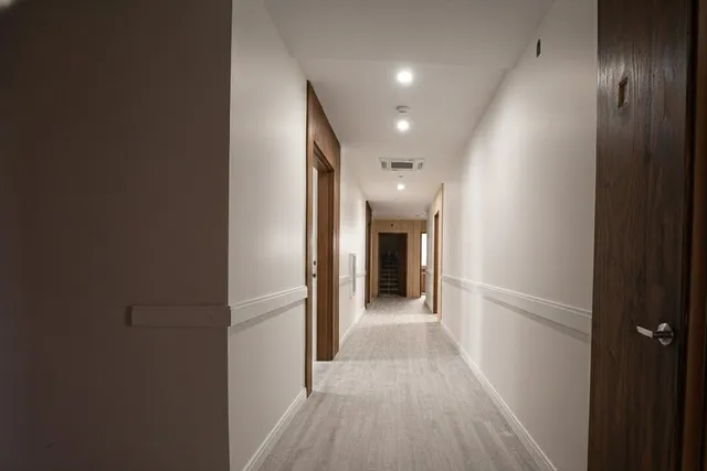 a view of a hallway
