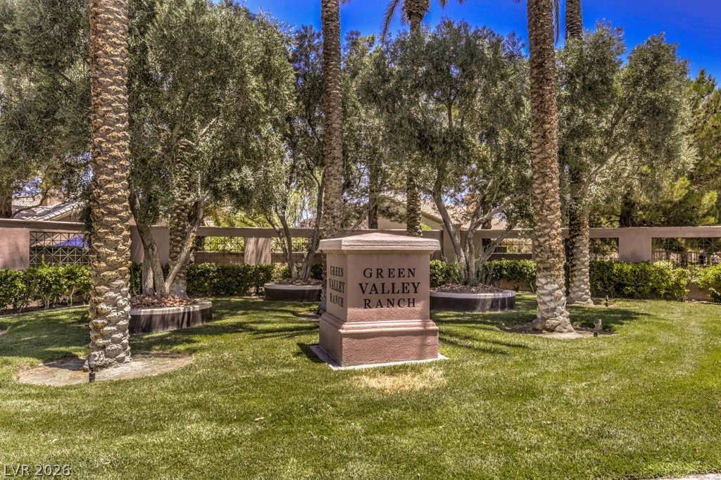 2201 Ramsgate Drive, Unit 1017 Henderson, NV 89074 - Photo 30 of 30 Lush landscaping and mature trees create a welcoming entrance to this community.