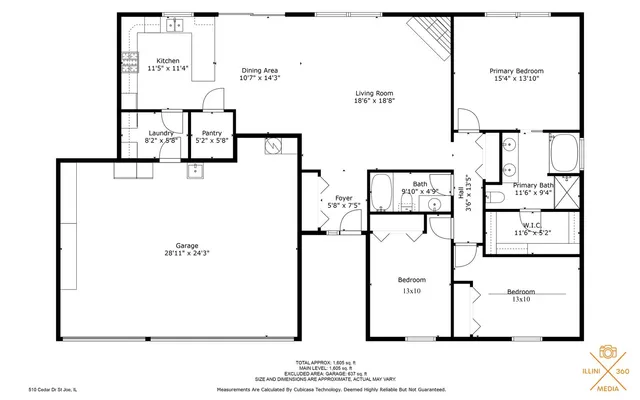 $300,000 | 510 Cedar Drive, St. Joseph, IL 61873