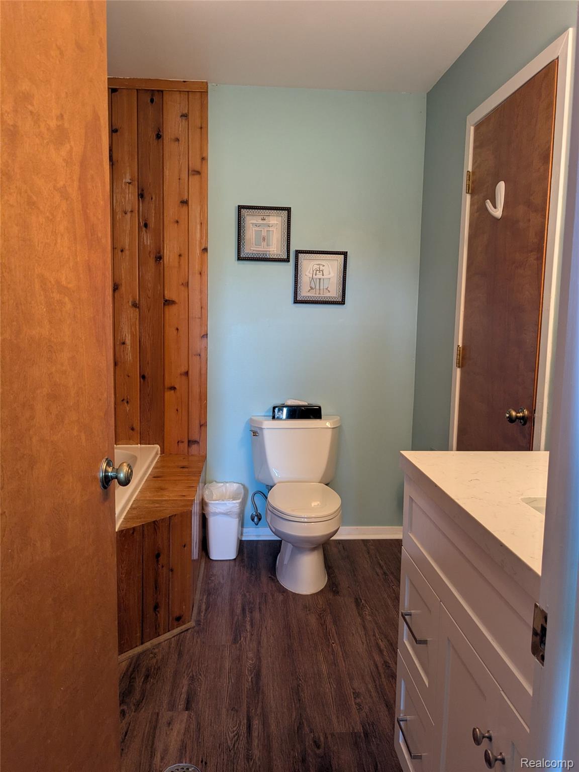 4749 South Pleasantview Road, Unit 37 Harbor Springs, MI 49740 - Photo 13 of 44 Bathroom has New Vinyl Flooring