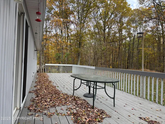 a view of a bench in a balcony