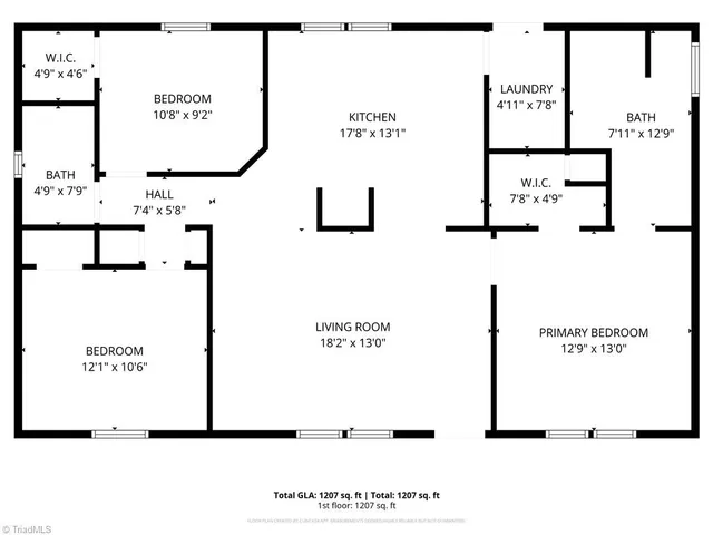 $179,900 | 1360 Koonce Drive, Trinity, NC 27370