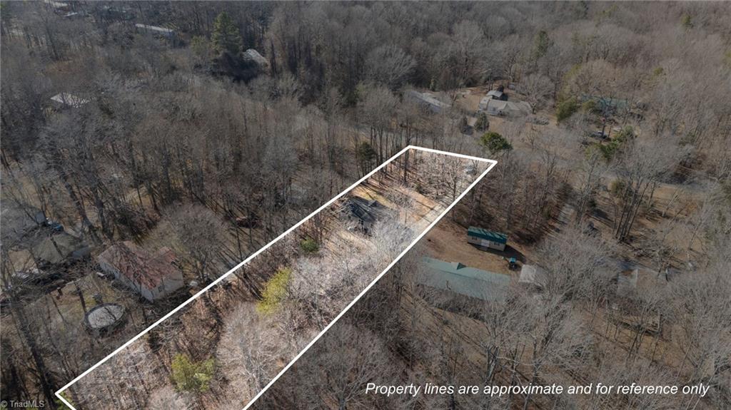 1360 Koonce Drive Trinity, NC 27370 - Photo 2 of 37 Overhead shot showing the approximate lot dimensions.
