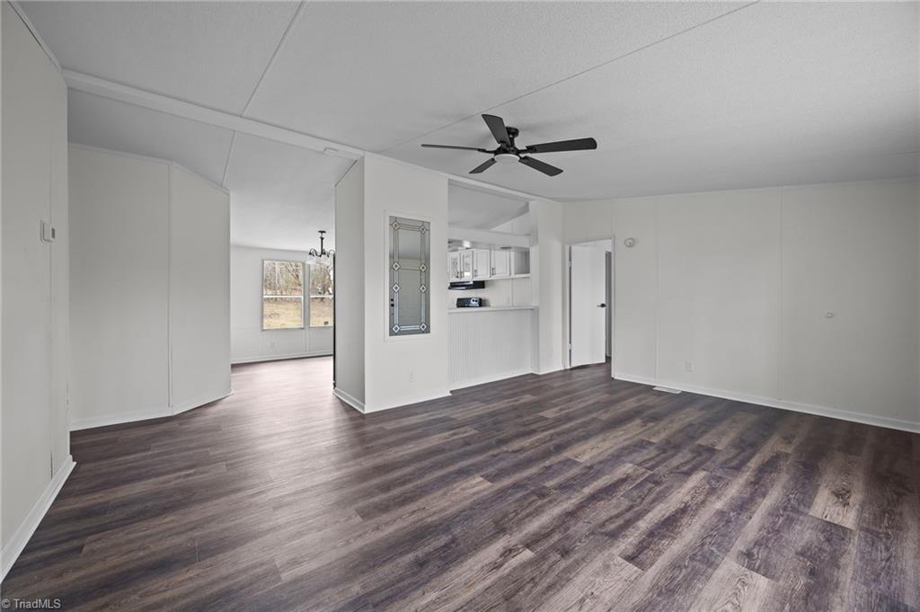 1360 Koonce Drive Trinity, NC 27370 - Photo 5 of 37 View of the spacious living area with the kitchen.