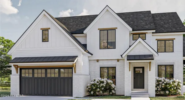 a view of a white house