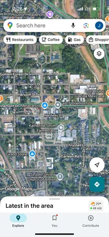 a view of swimming pool with an outdoor space and seating area