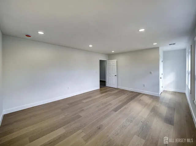 a bathroom with a window