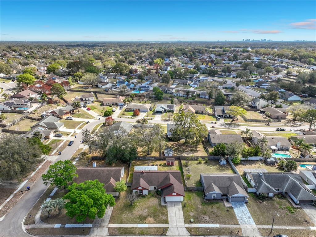 2843 Danforth Drive Orlando, FL 32818 - Photo 39 of 41 an aerial view of residential houses with outdoor space