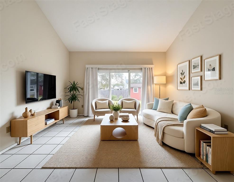 2843 Danforth Drive Orlando, FL 32818 - Photo 6 of 41 a living room with furniture and a flat screen tv