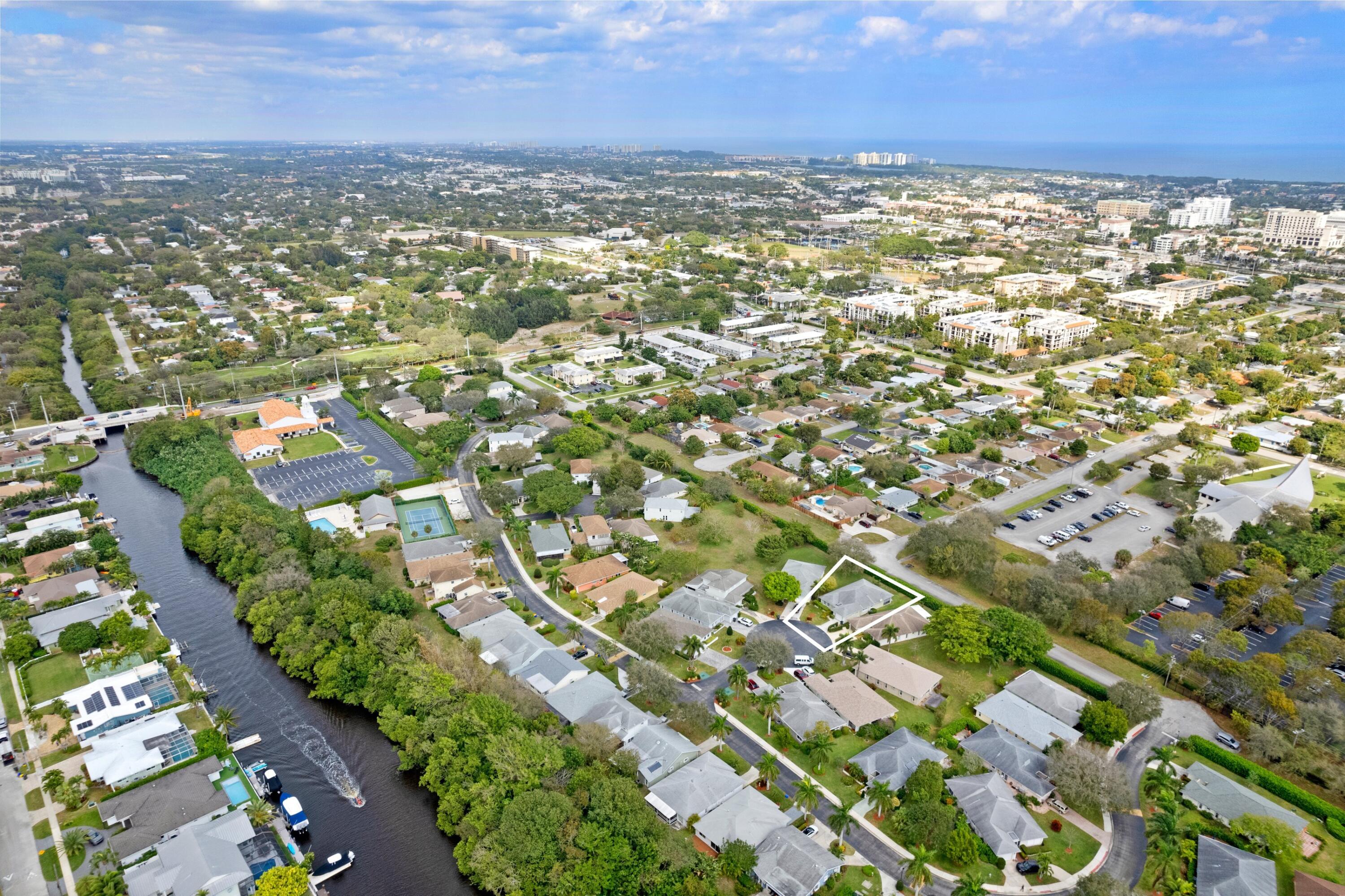 500 Southwest 2nd Street Boca Raton, FL 33432 - Photo 23 of 36 Aerial Neighborhood View