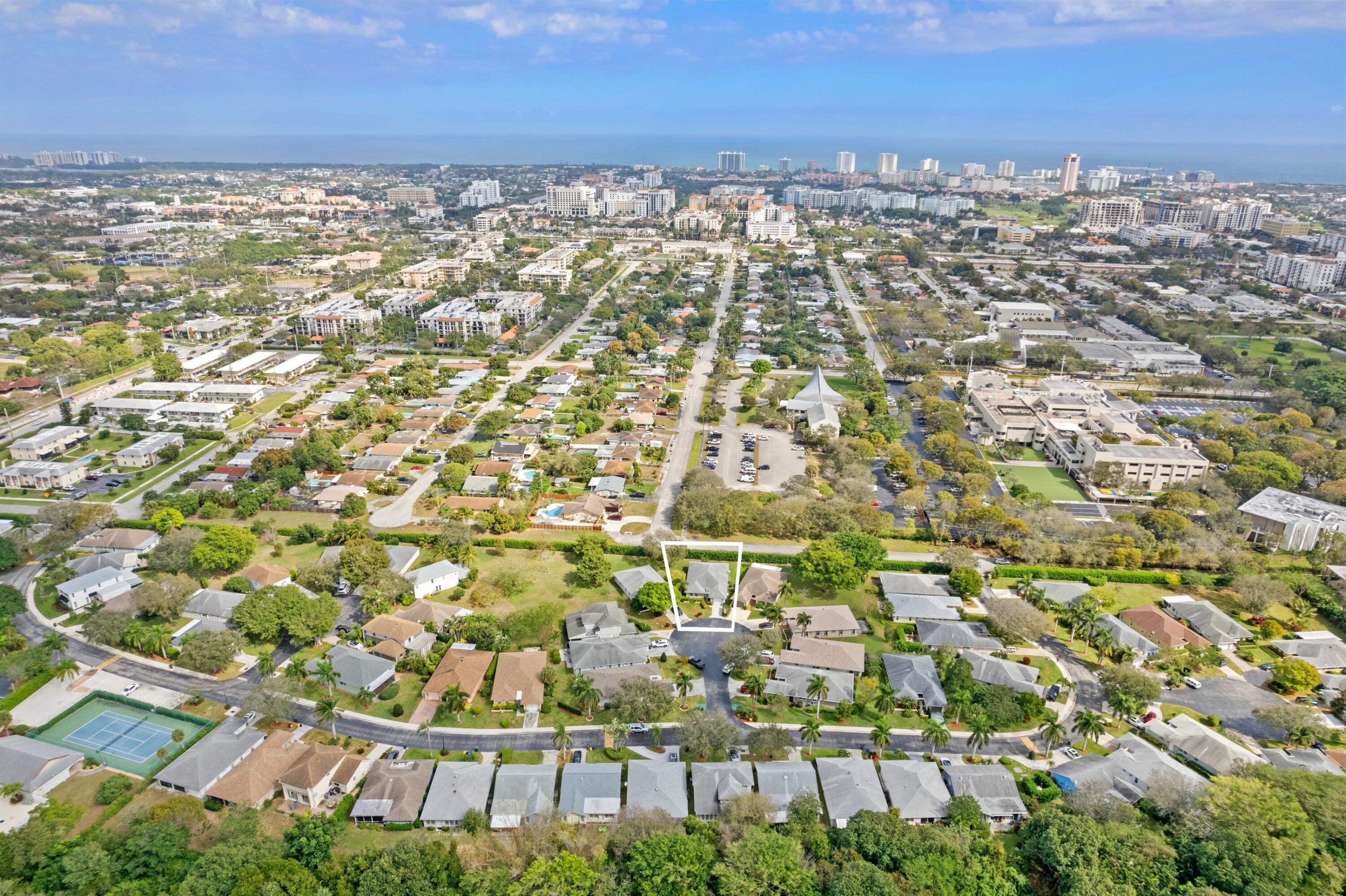 500 Southwest 2nd Street Boca Raton, FL 33432 - Photo 24 of 36 Aerial Neighborhood View