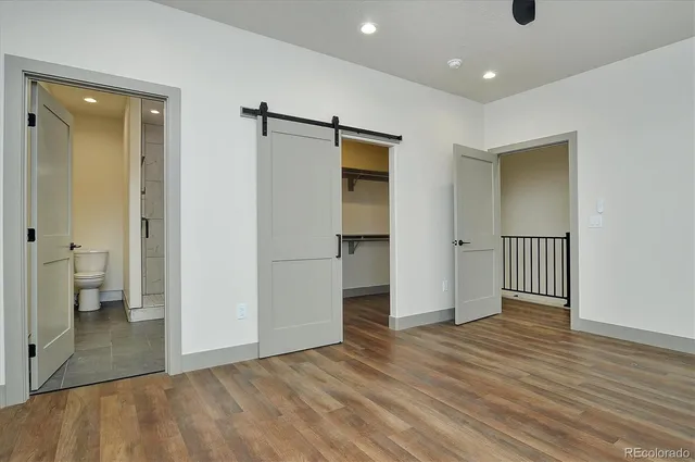 wooden floor in an empty room with an empty room