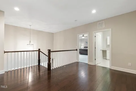 a bedroom with a bed and a closet