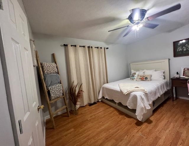 440 Angotti Road Crump, TN 38327 - Photo 13 of 30 Bedroom with ceiling fan and light hardwood / wood-style floors