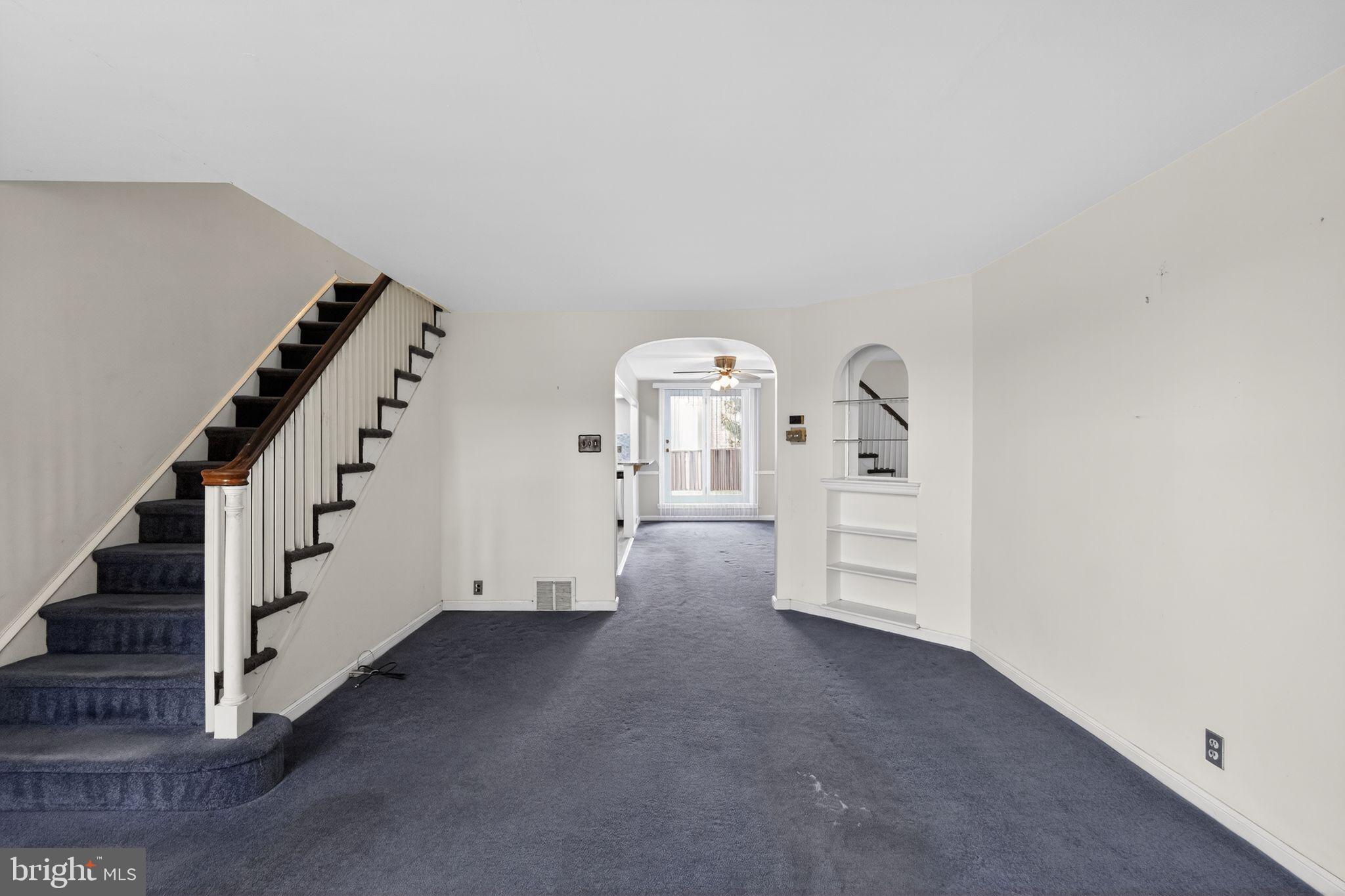 1017 Tyson Avenue Philadelphia, PA 19111 - Photo 7 of 23 a view of a livingroom with white walls