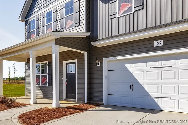 a view of a building entrance