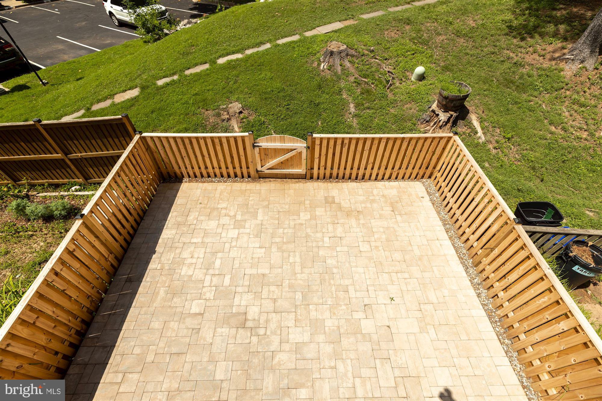 3804 Ferrara Drive Silver Spring, MD 20906 - Photo 28 of 32 View to patio below, fully fenced yard