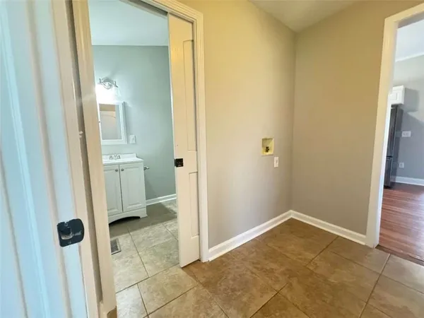 a view of empty room
