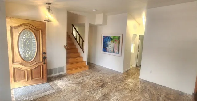 a view of a entryway door of the house