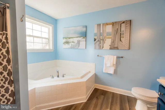 a living room with furniture and a lamp