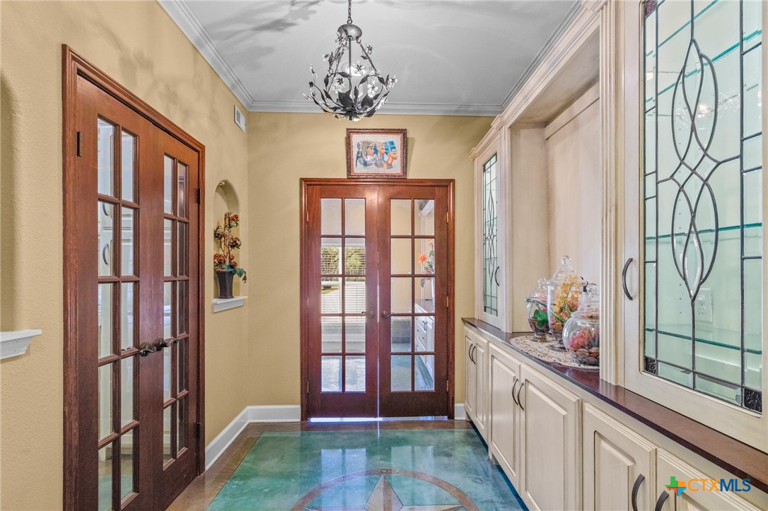 130 Post Oak Circle Inez, TX 77968 - Photo 13 of 48 a view of a hallway with windows