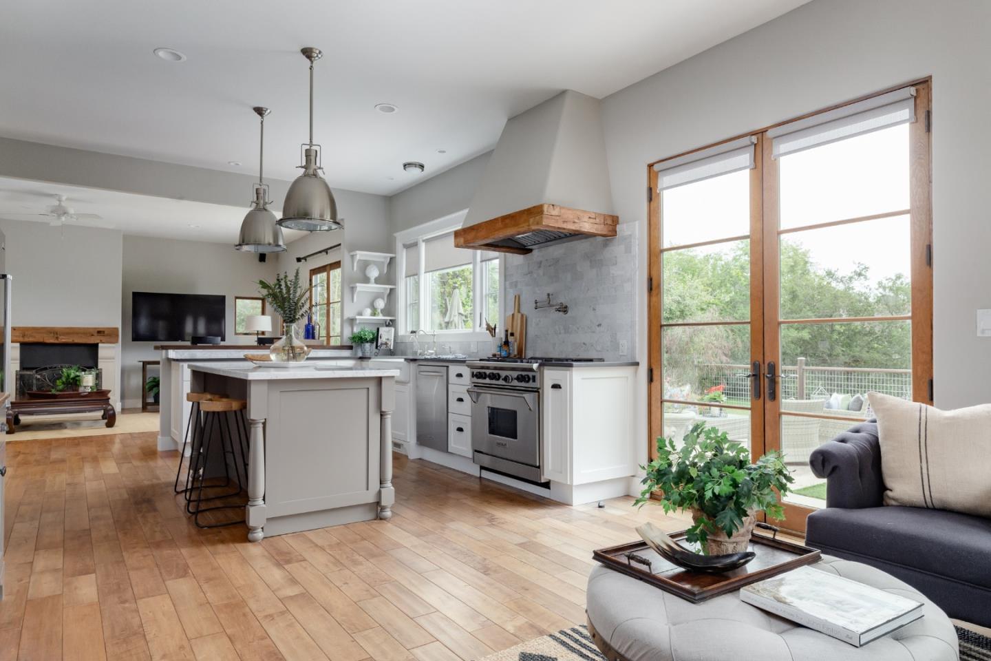 3430 Merrill Road Aptos, CA 95003 - Photo 9 of 49 a living room with furniture and kitchen view