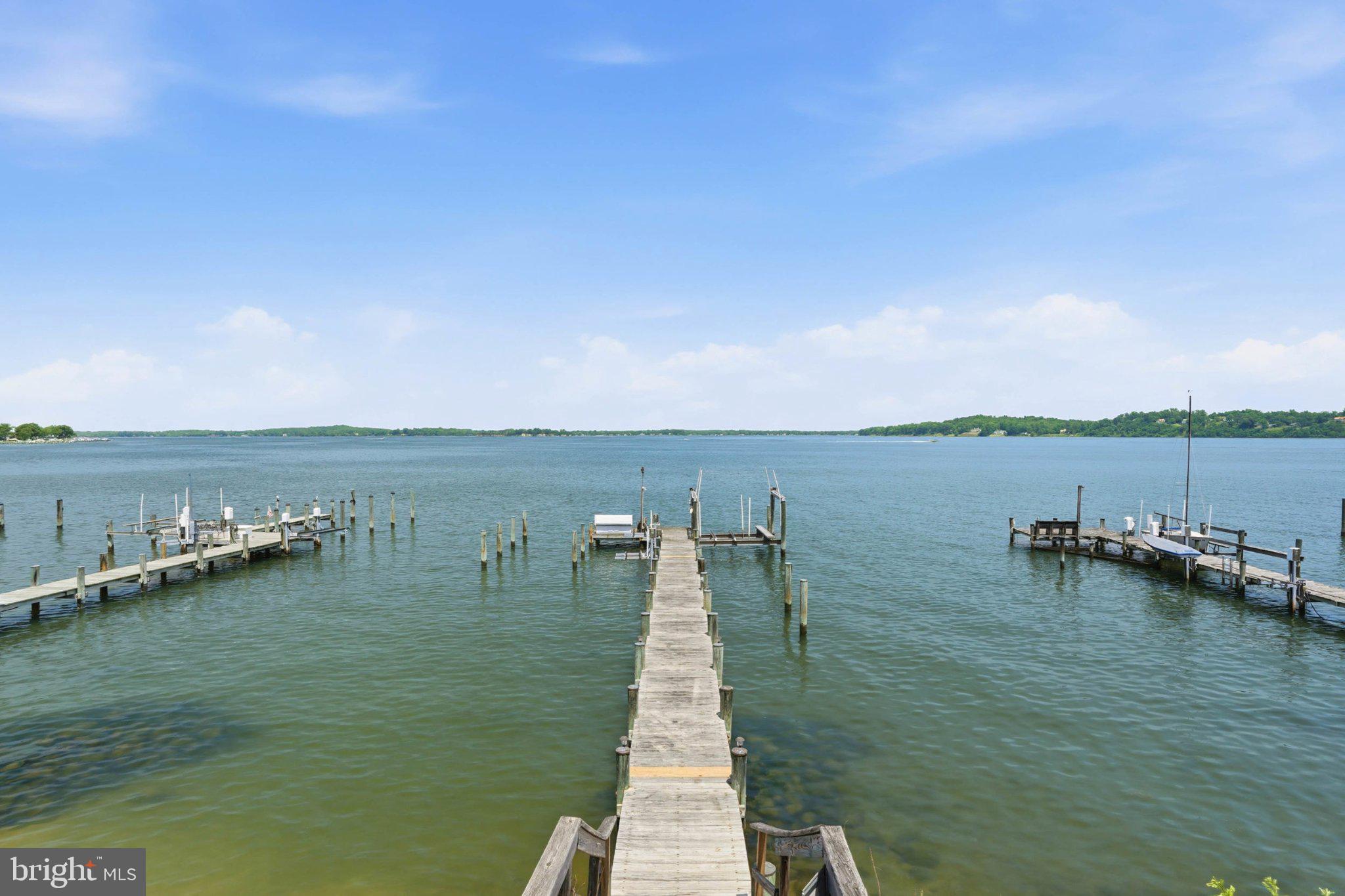 1100 River Bay Road Annapolis, MD 21409 - Photo 52 of 67 a view of a lake with houses in outdoor space