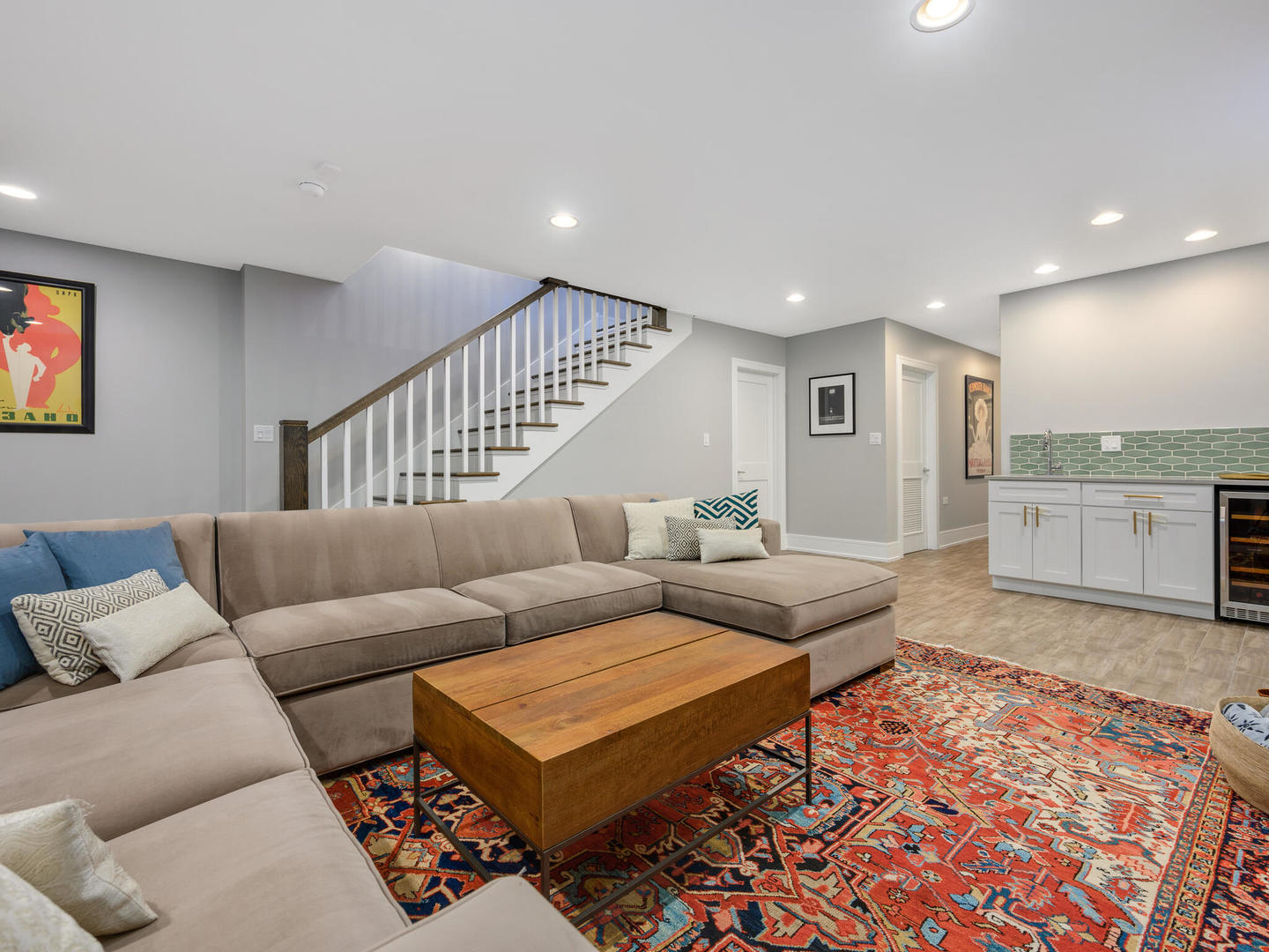 2919 North Dawson Avenue Chicago, IL 60618 - Photo 26 of 38 a living room with furniture and a rug