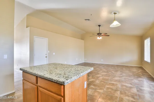 a view of kitchen and utility room
