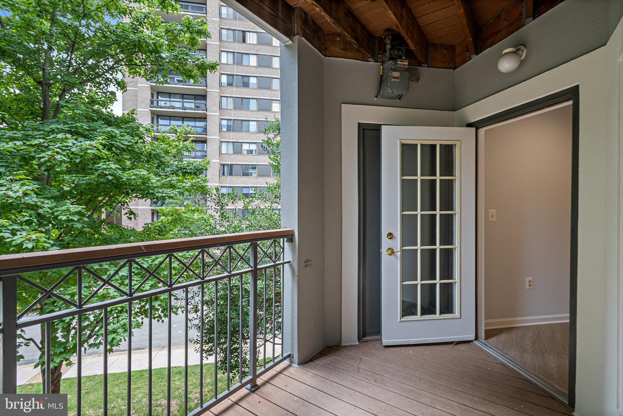 5563 Seminary Road, Unit 208 Falls Church, VA 22041 - Photo 29 of 33 Balcony into kitchen