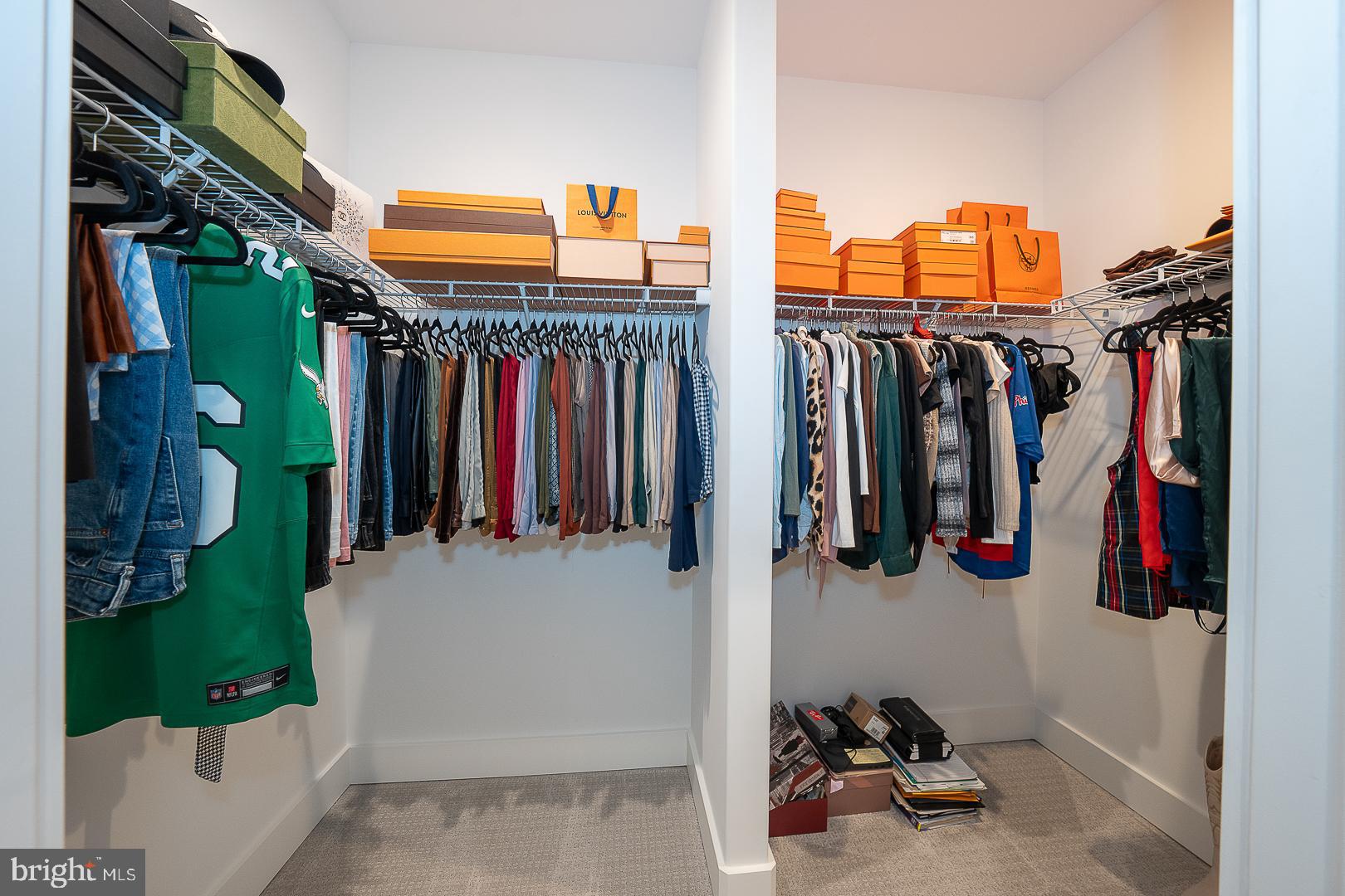 217 Namar Avenue Exton, PA 19341 - Photo 42 of 85 a view of walk in closet with clothes and shoes