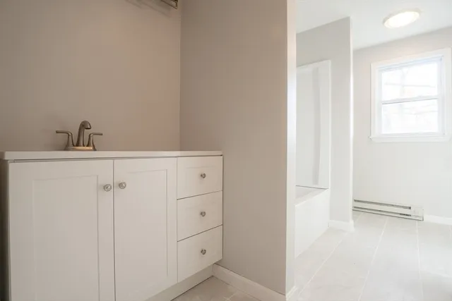 a view of a closet area