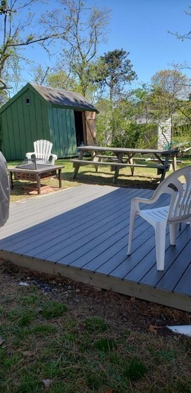 4 Hassan Road Dennis, MA 02639 - Photo 21 of 25 a view of a backyard of the house