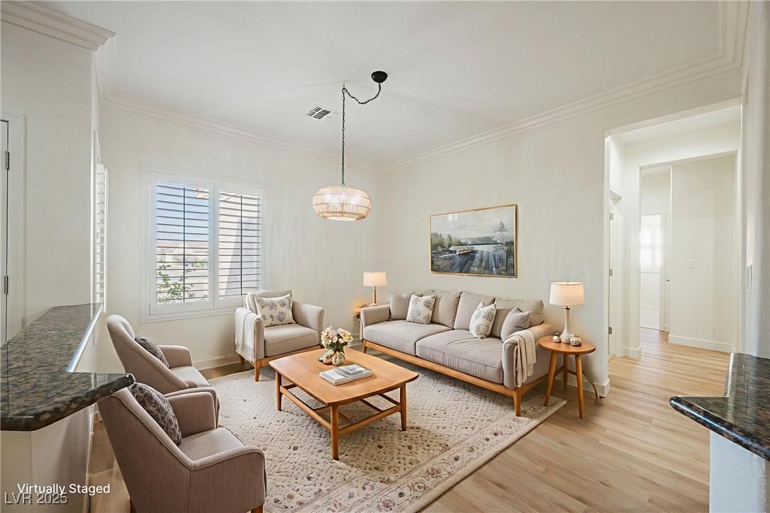 1596 Fieldbrook Street Henderson, NV 89052 - Photo 10 of 56 Virtually staged formal living room at front of home.