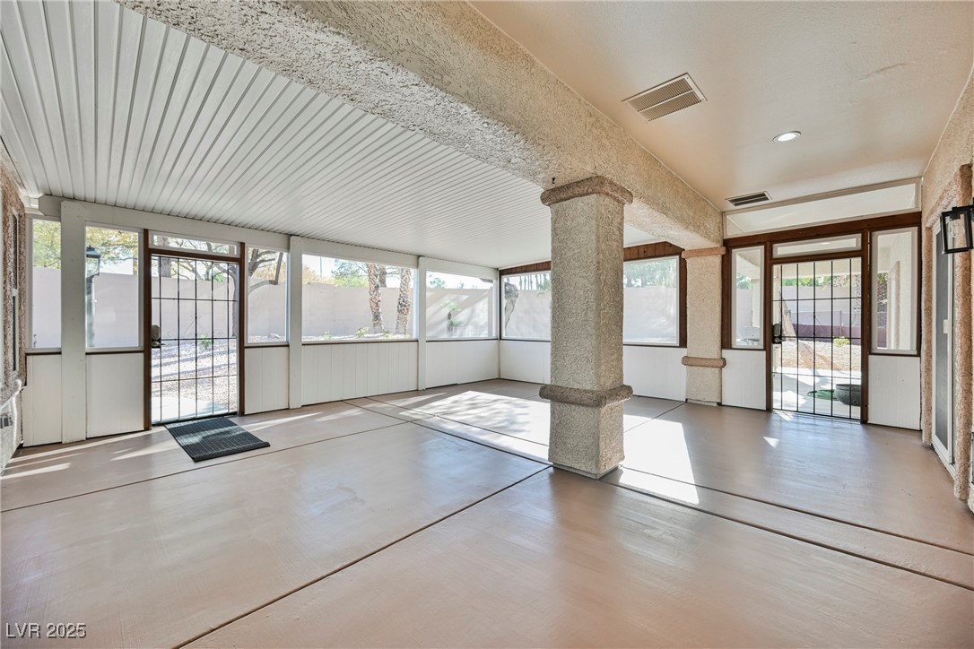 1596 Fieldbrook Street Henderson, NV 89052 - Photo 25 of 56 Over 460 sf fully enclosed sun room with endless possibilities for additional living space.